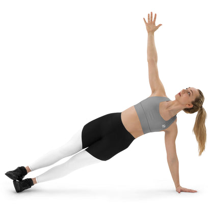 Grey Sports Bra – Neutral Tone, Superior Comfort - RARP - ID Fitness