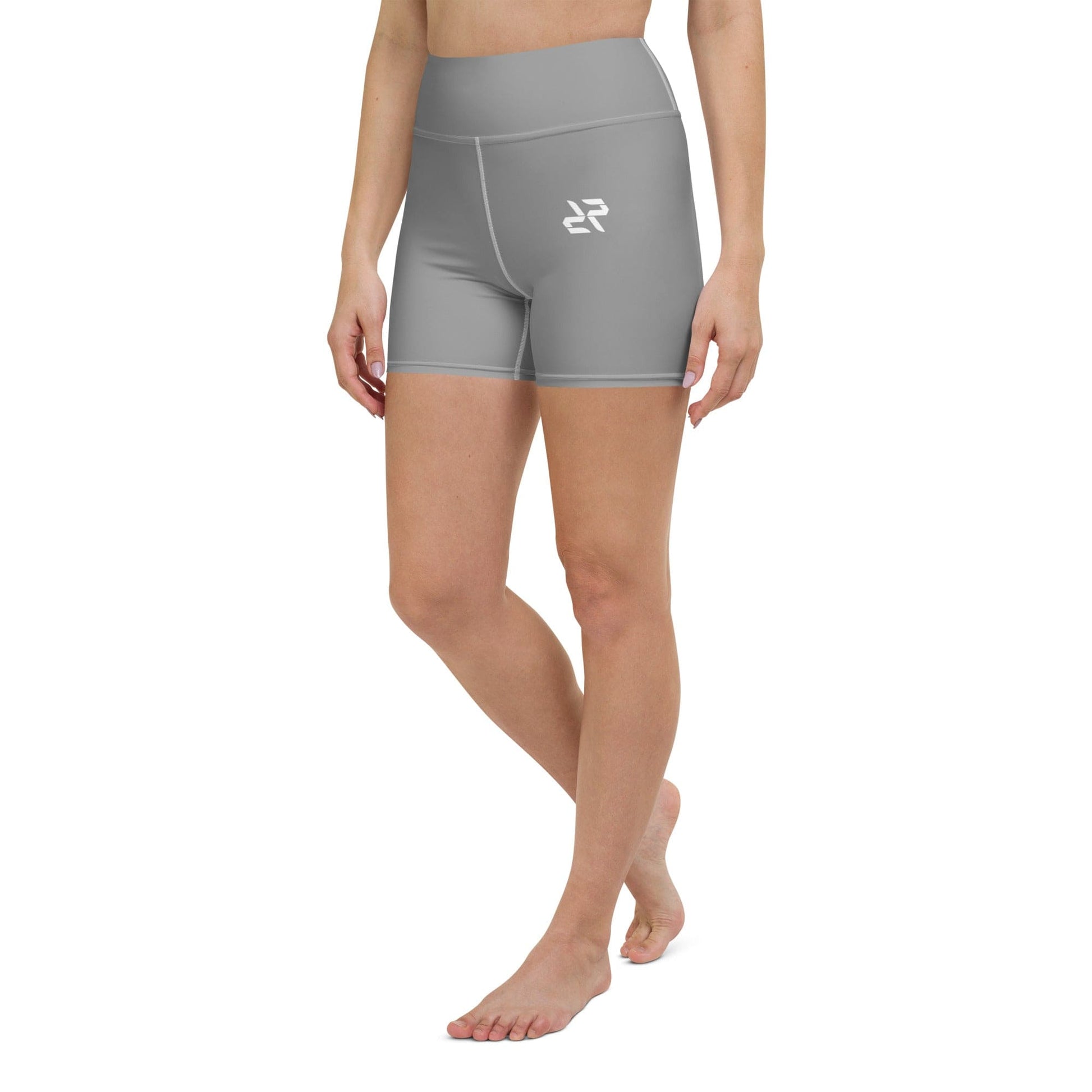 Grey Yoga Shorts – Minimal Look, Maximum Flow - RARP - ID Fitness