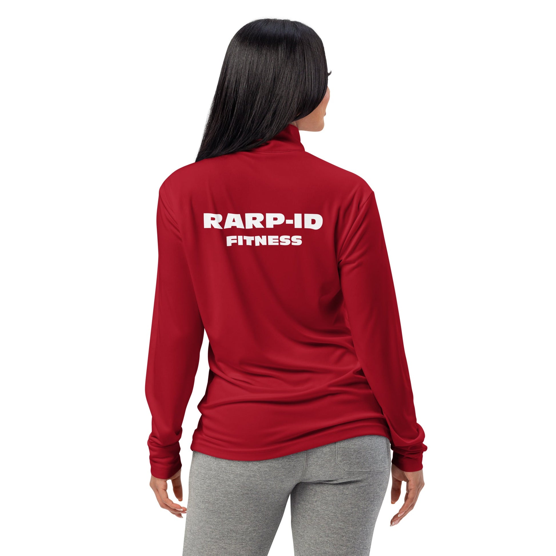 Lightweight quarter - zip pullover - True Red - RARP - ID Fitness