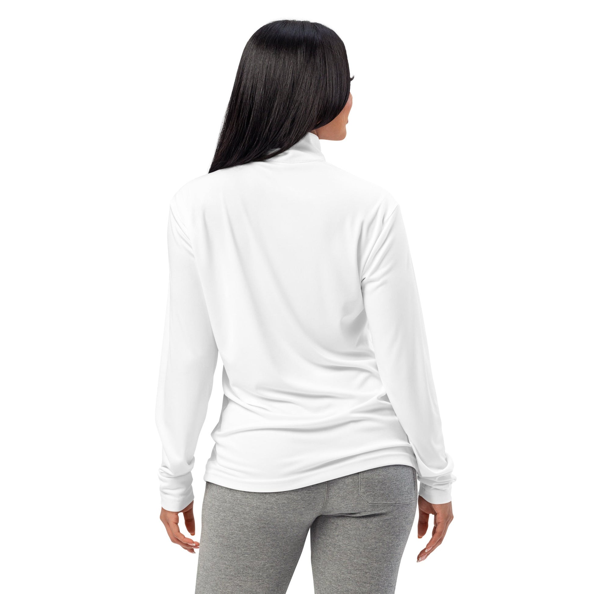 Lightweight quarter - zip pullover - White - RARP - ID Fitness