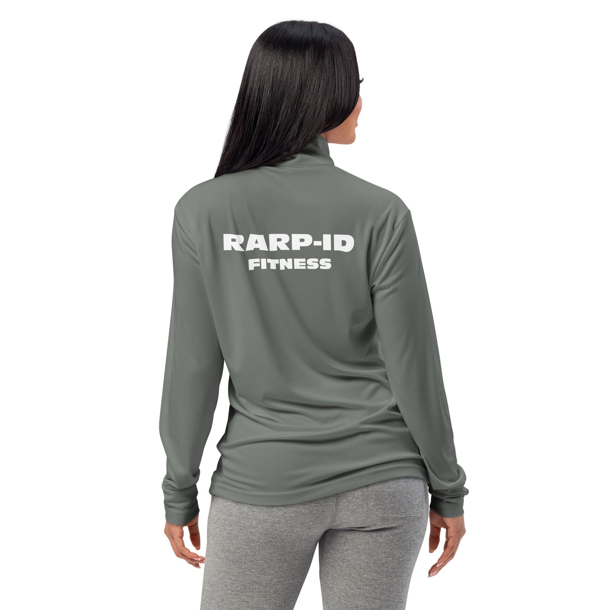 Lightweight quarter - zip pullover - Grey Concrete - RARP - ID Fitness