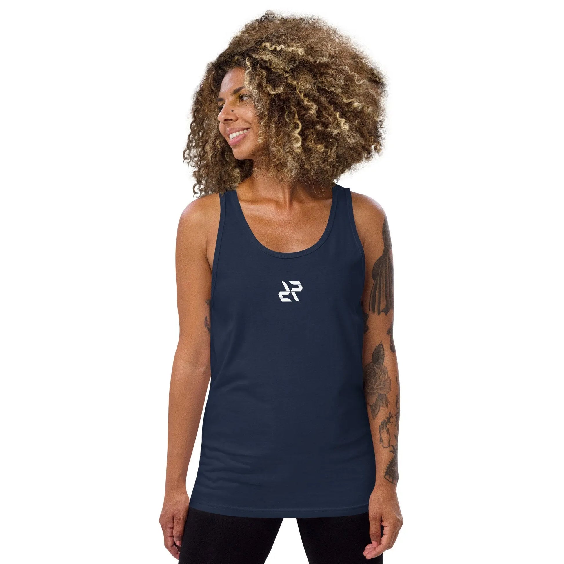 Unisex Rarp-ID Tank Top - White Logo My Store