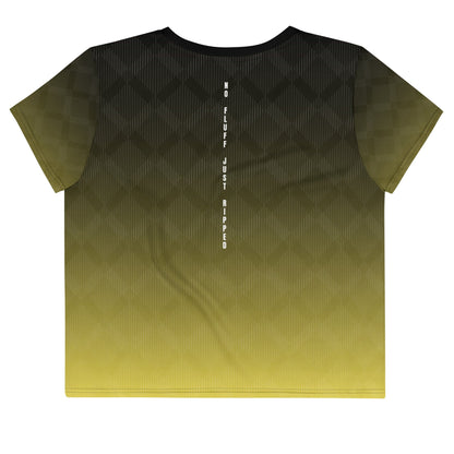 “No Fluff Just Ripped” Crop T-Shirt – Raw Strength, Cropped Fit - RARP - ID Fitness