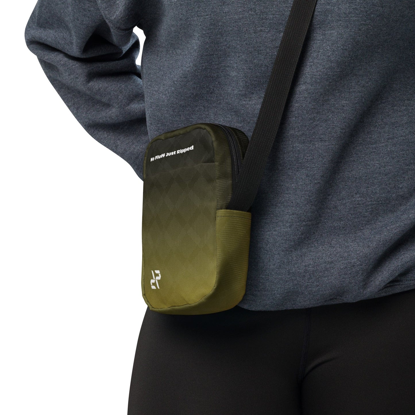 "No Fluff Just Ripped" Crossbody Bag - RARP - ID Fitness