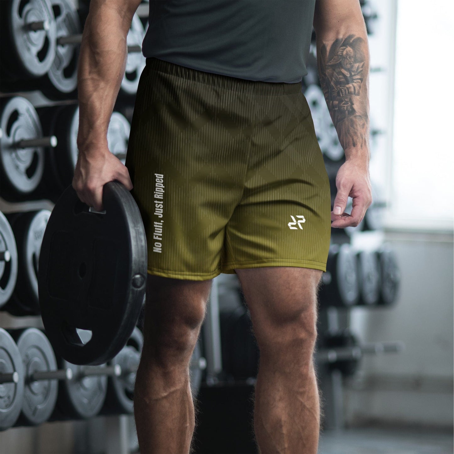 “No Fluff Just Ripped” Gym Shorts – Hardcore Performance. Zero Excuses. - RARP - ID Fitness