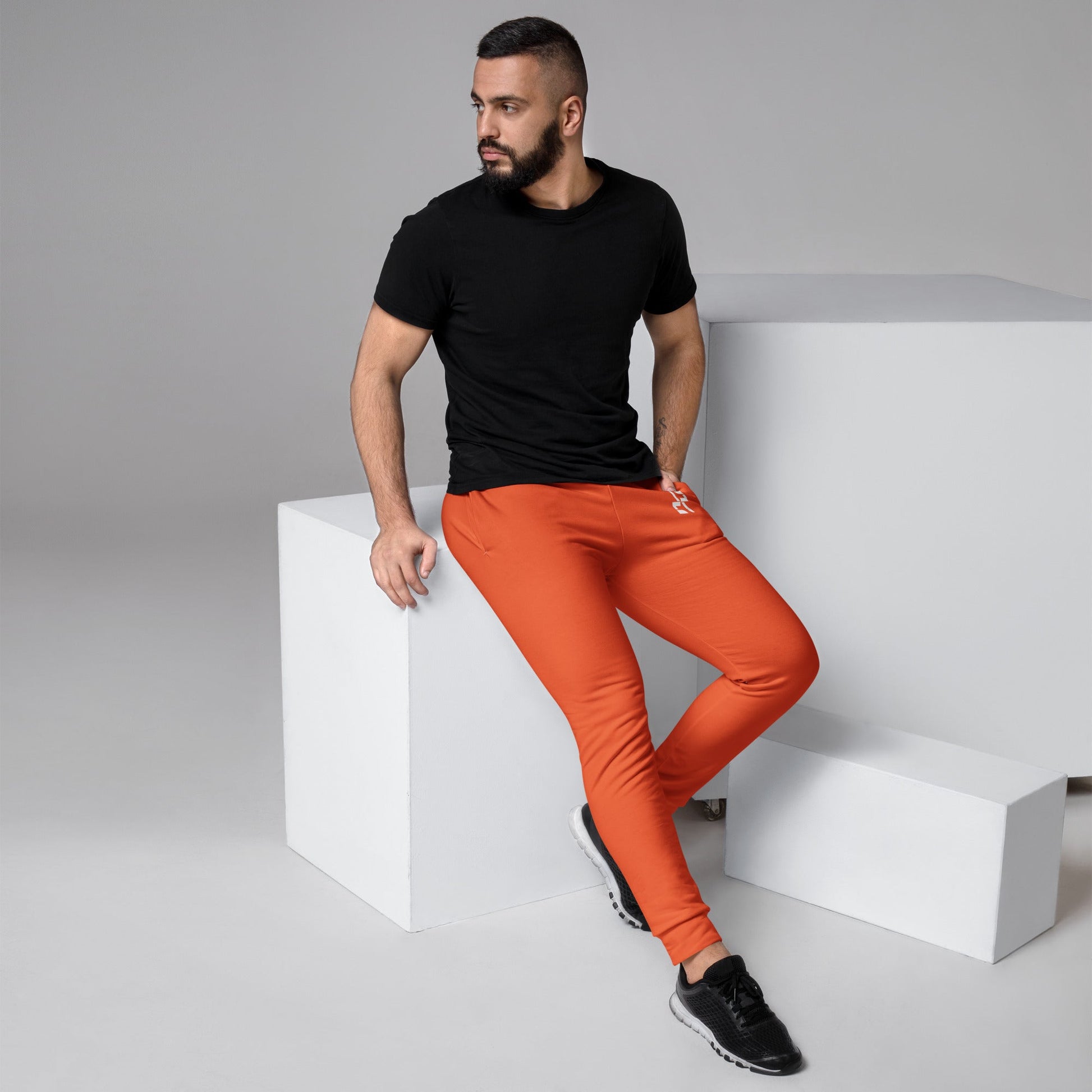 Orange Men's Joggers - RARP - ID Fitness