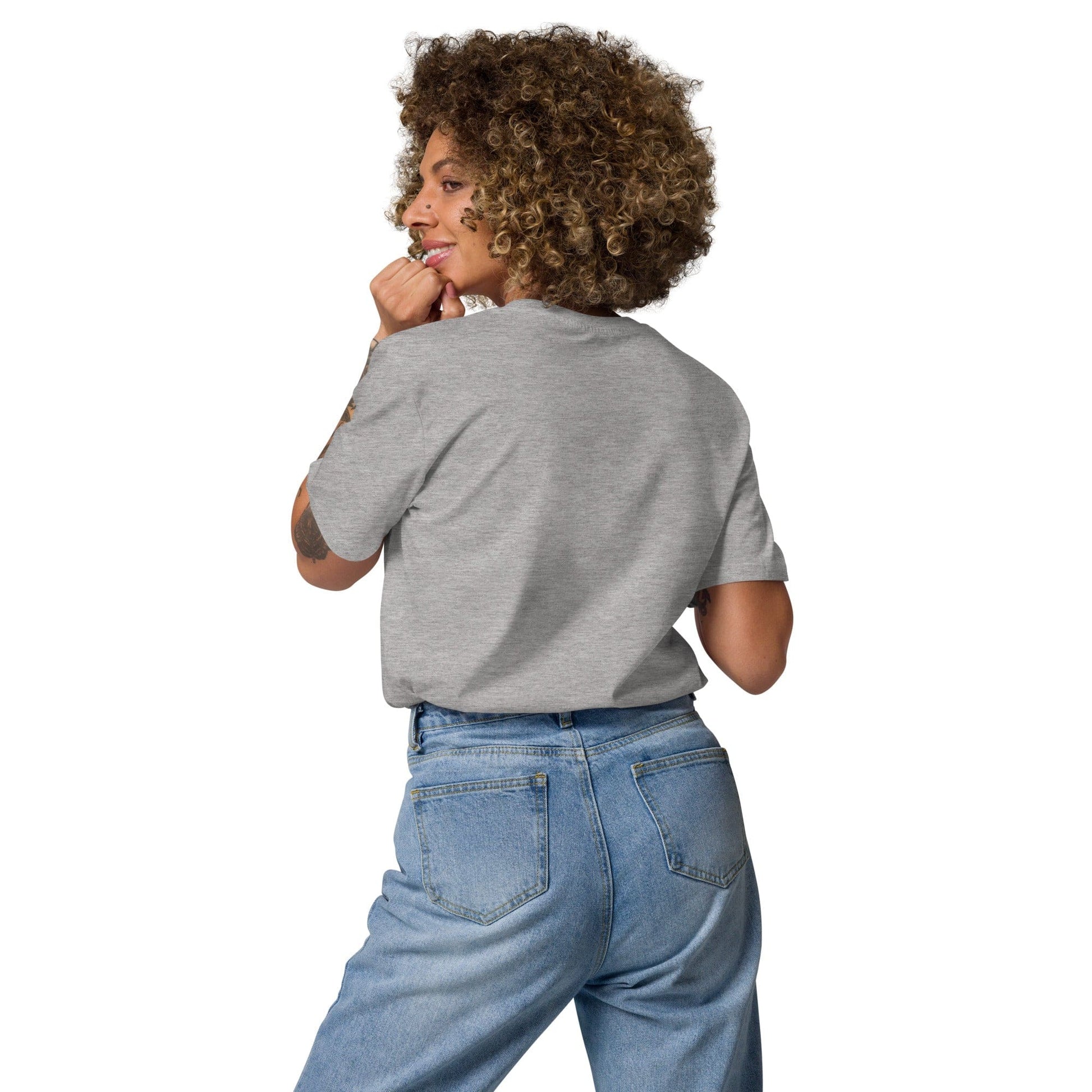 Organic Cotton T-Shirt – Sustainable Comfort with Athletic Fit - Heather Grey - RARP - ID Fitness