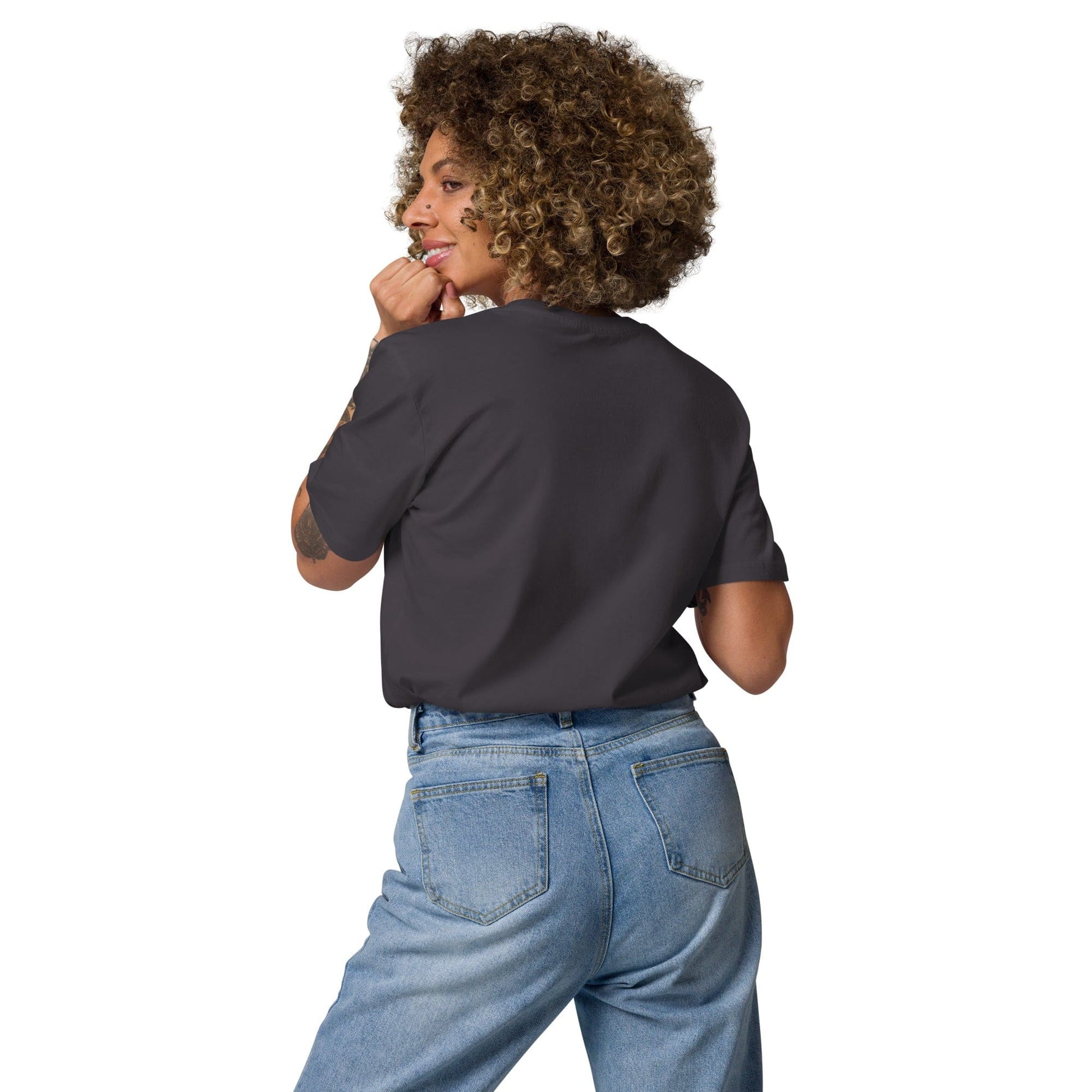 Organic Cotton T-Shirt – Sustainable Comfort with Athletic Fit - Anthracite - RARP - ID Fitness
