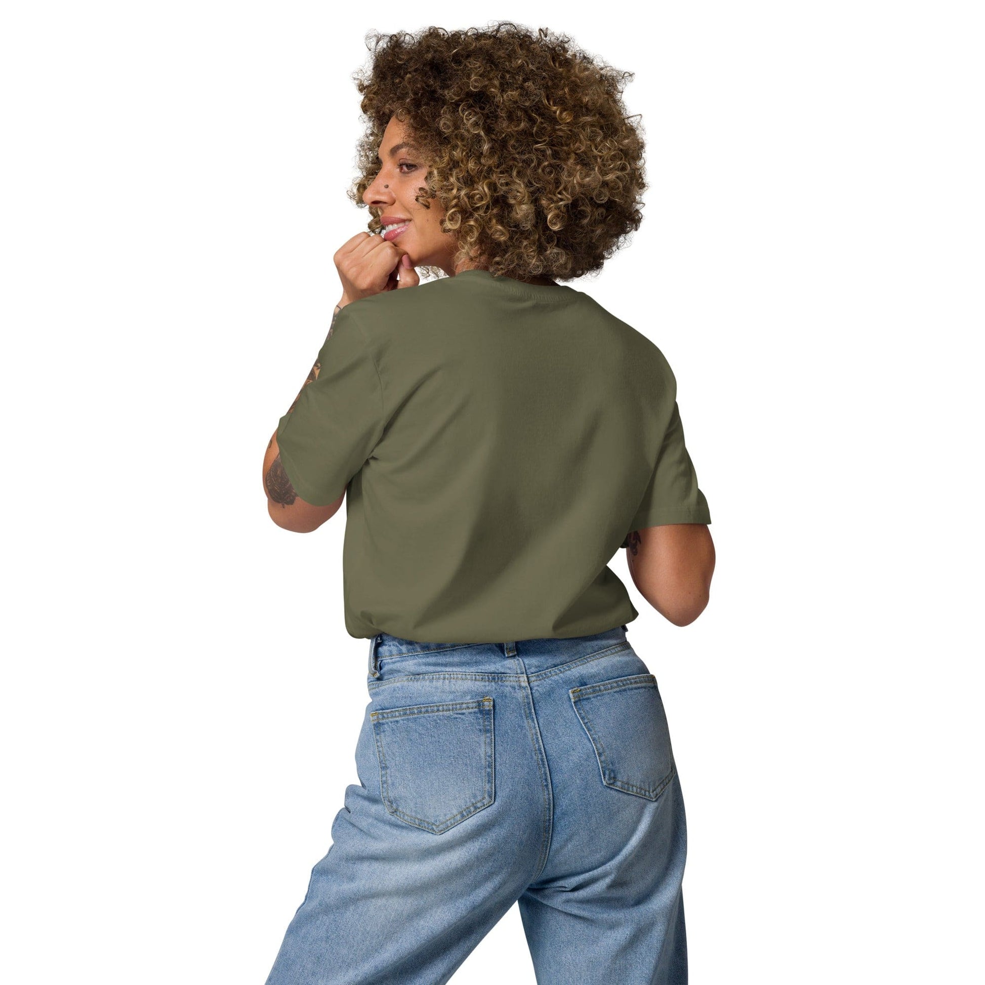 Organic Cotton T-Shirt – Sustainable Comfort with Athletic Fit - Khaki - RARP - ID Fitness