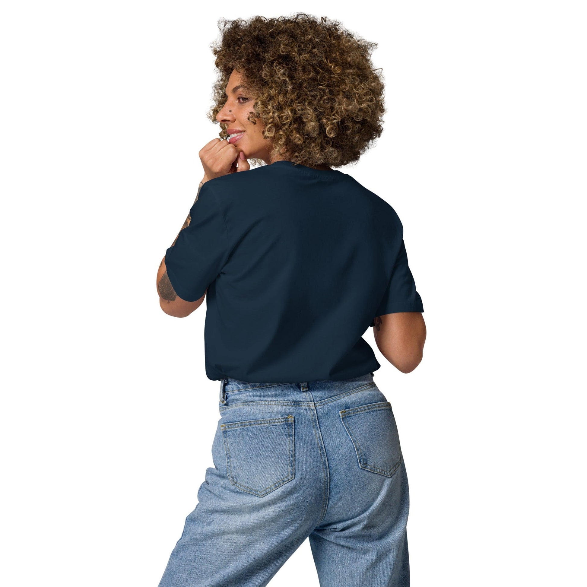 Organic Cotton T-Shirt – Sustainable Comfort with Athletic Fit - French Navy - RARP - ID Fitness