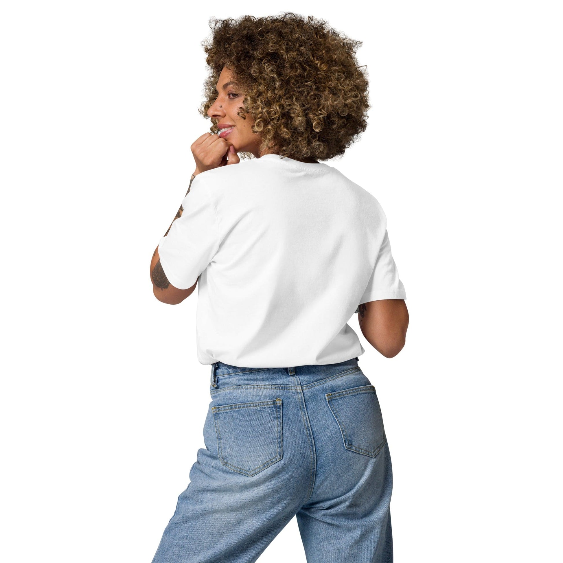 Organic Cotton T-Shirt – Sustainable Comfort with Athletic Fit - White - RARP - ID Fitness