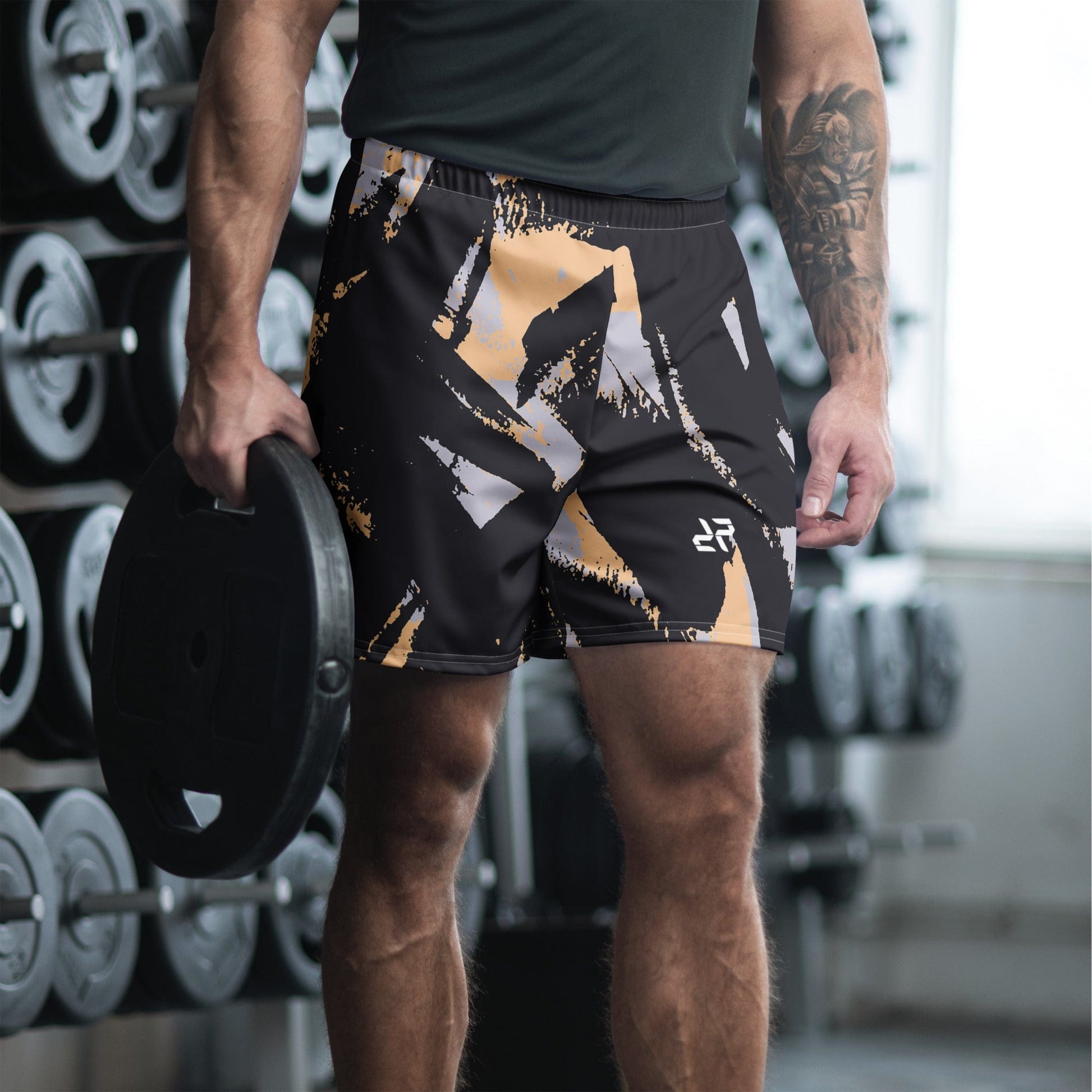 Peach Camo Gym Shorts – Bold Print, Total Performance - RARP - ID Fitness