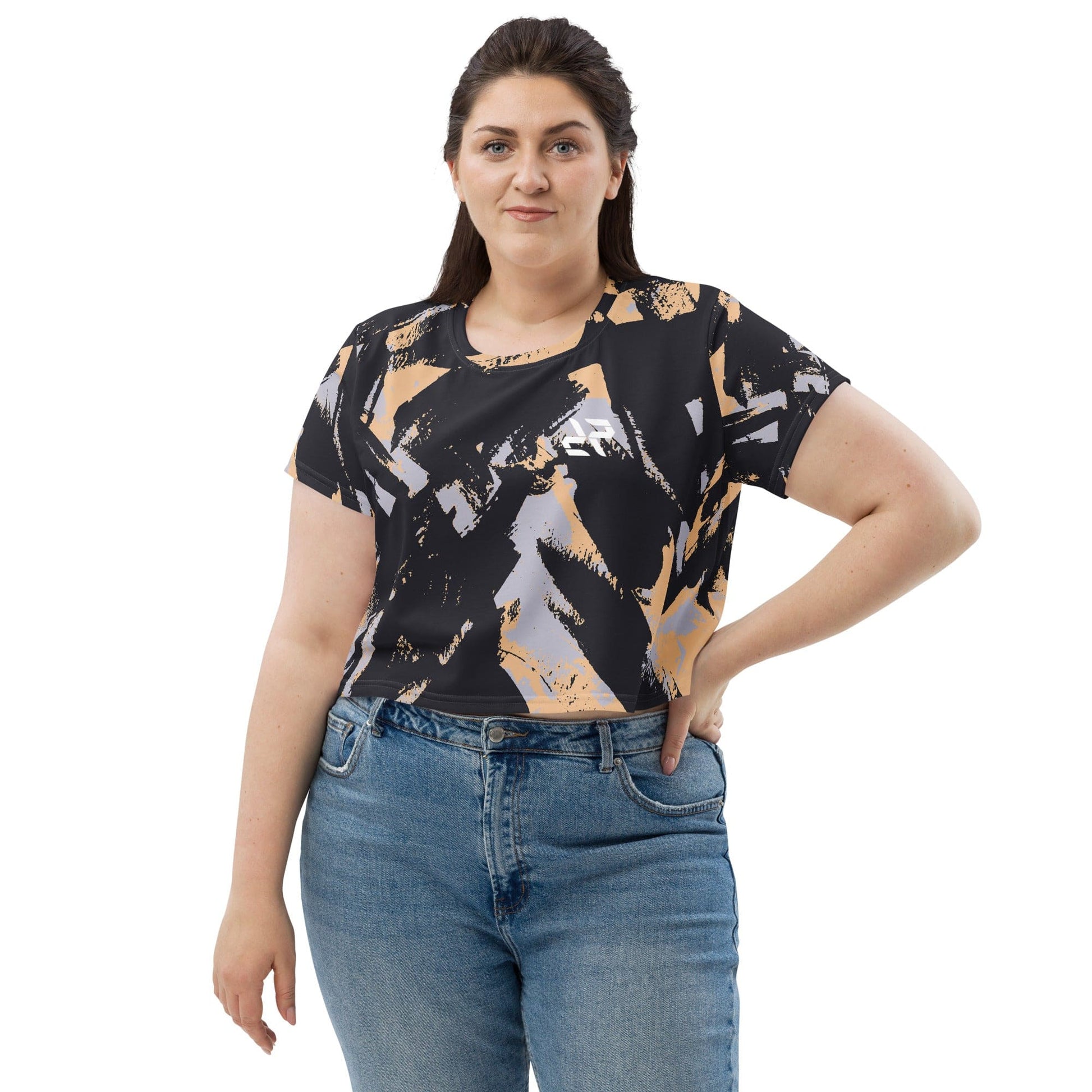Peach Camouflage Crop T-Shirt – Stand Out. Train Hard. - RARP - ID Fitness