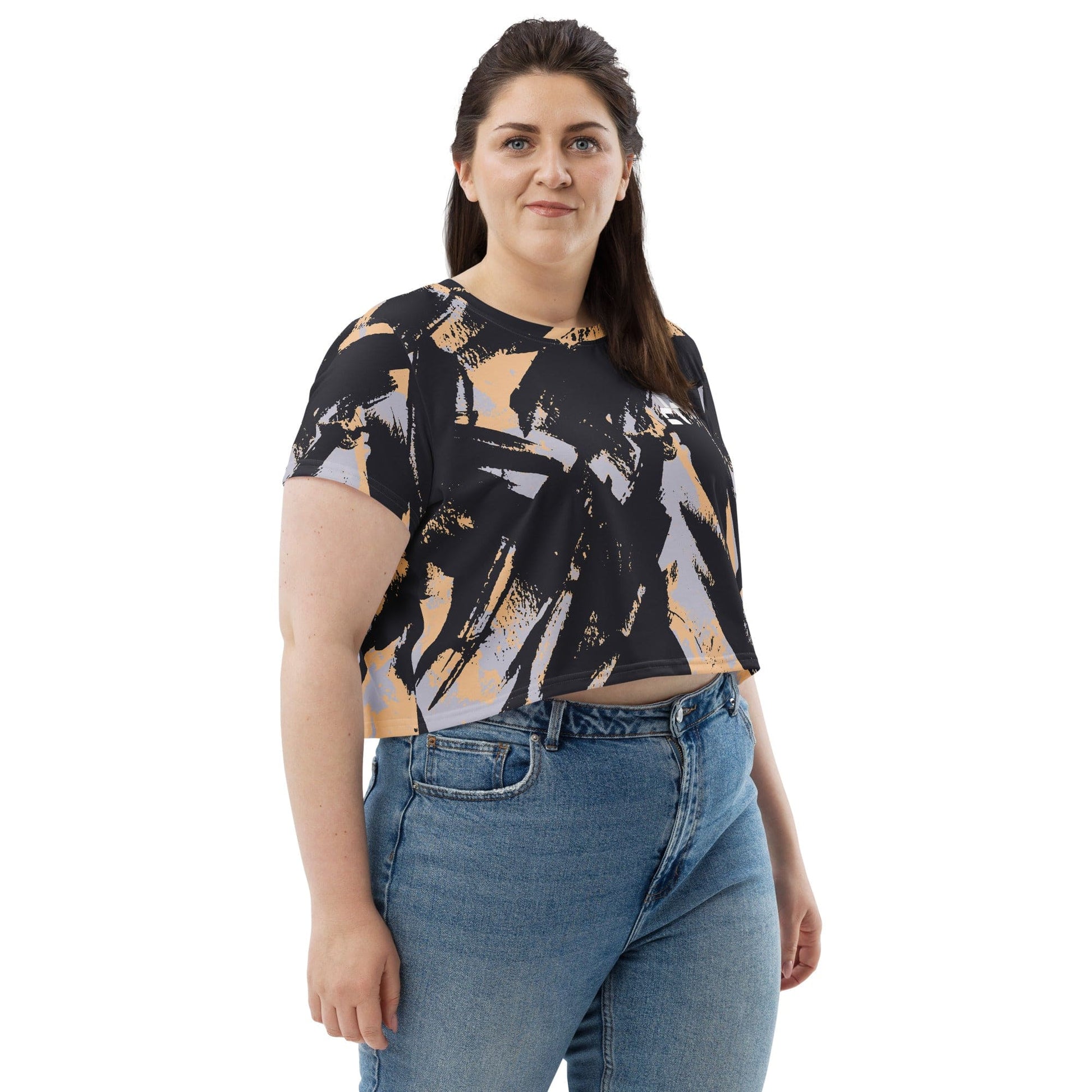 Peach Camouflage Crop T-Shirt – Stand Out. Train Hard. - RARP - ID Fitness