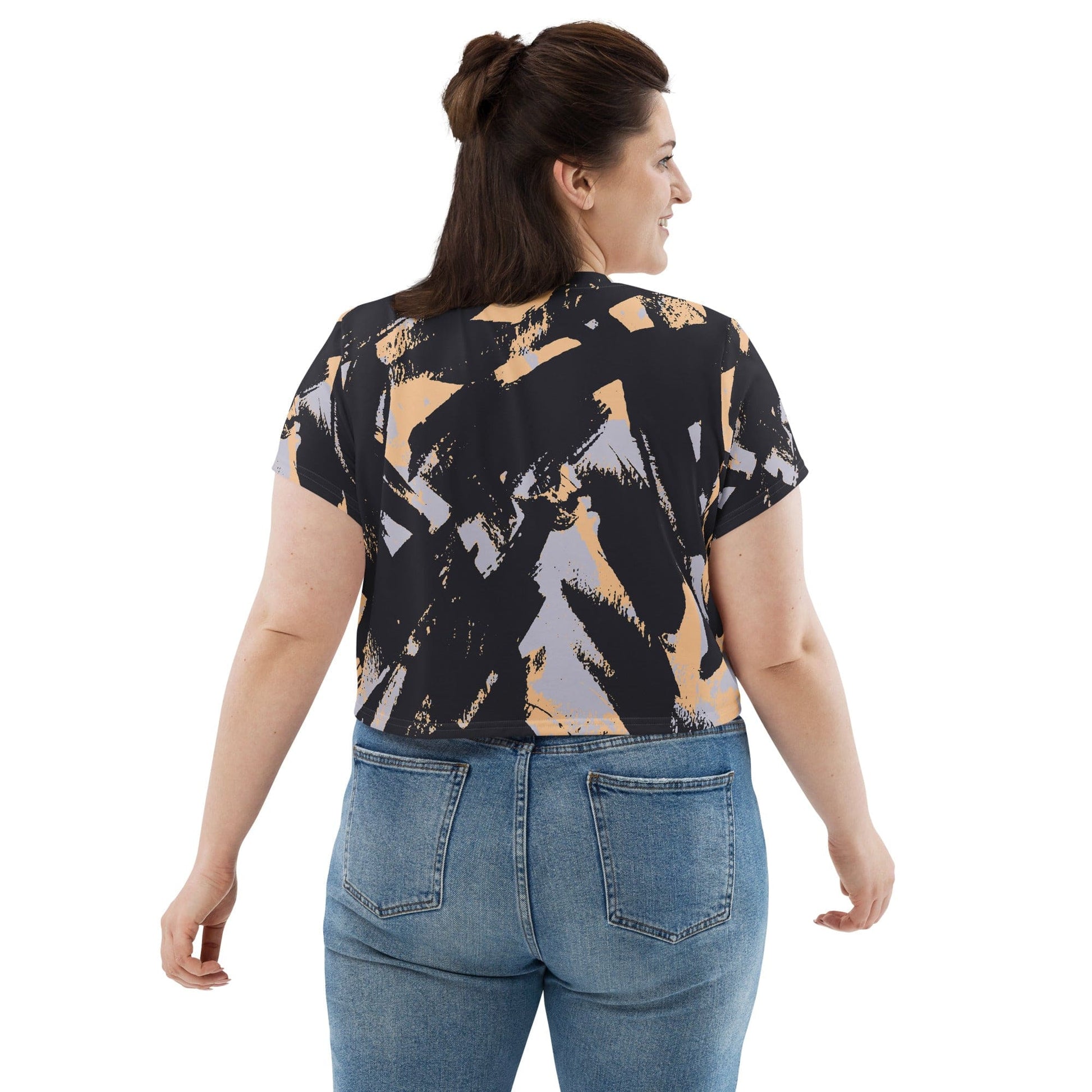 Peach Camouflage Crop T-Shirt – Stand Out. Train Hard. - RARP - ID Fitness
