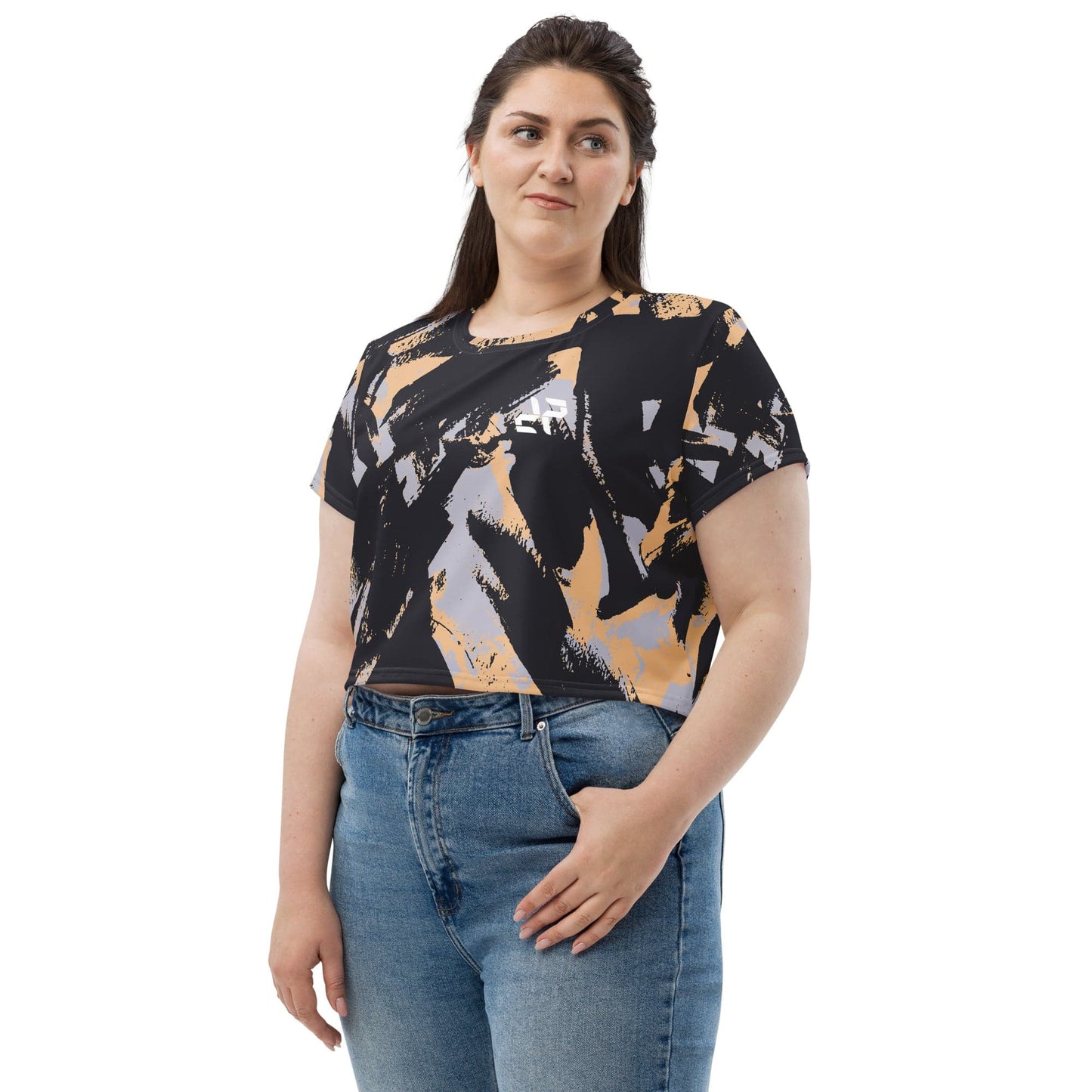 Peach Camouflage Crop T-Shirt – Stand Out. Train Hard. - RARP - ID Fitness
