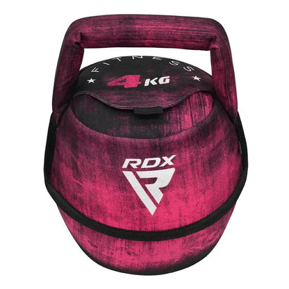 RDX Unfilled Kettlebells: Adjustable weight, Cordura fabric, flat bottom, PVC handle, portable fitness equipment