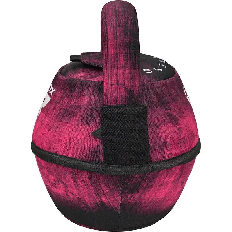 RDX Unfilled Kettlebells: Adjustable weight, Cordura fabric, flat bottom, PVC handle, portable fitness equipment
