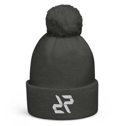 Cozy Pom Beanie - Stay Warm in Style! Graphite Grey - RARP-ID Fitness