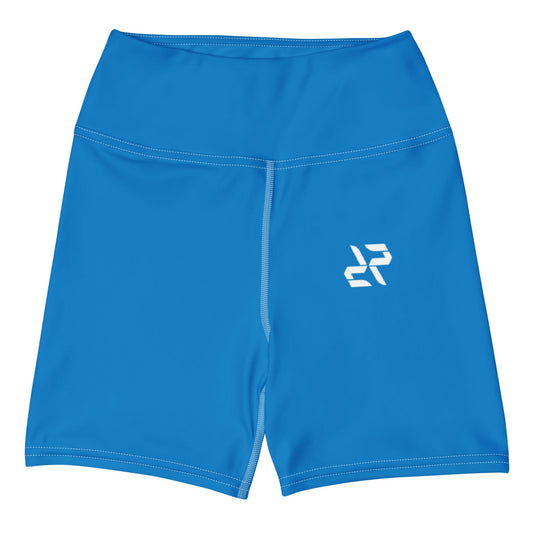 RARP-ID Fitness XS Blue Yoga Shorts – Cool Tone, Hot Performance