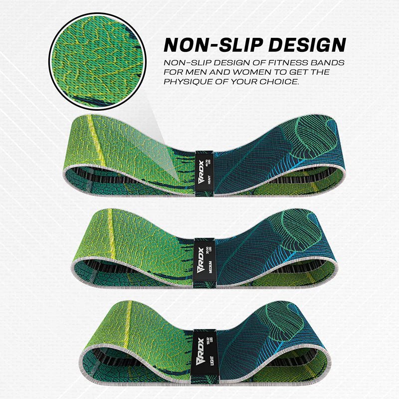 RDX CL Heavy - Duty Fabric Resistance Training Bands for Fitness - RARP - ID Fitness