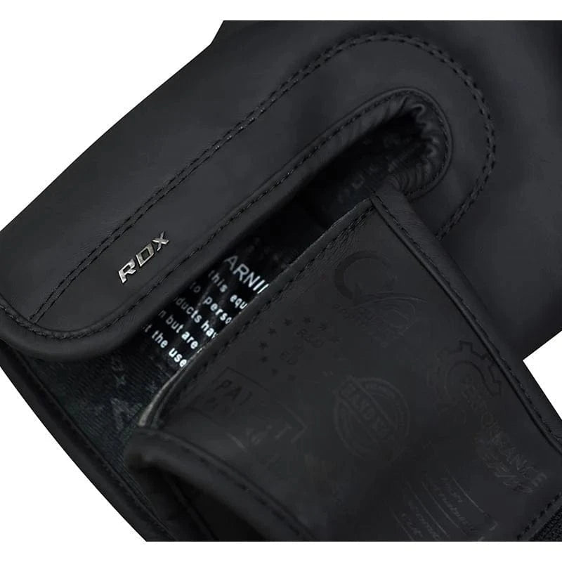RDX F15 Noir Boxing Gloves – Elite Style & Power - RARP - ID Fitness