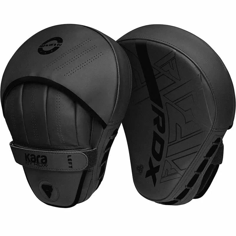 RDX Focus Pads F6 KARA – Precision Boxing Training Gear - Natural/ Black - RARP - ID Fitness