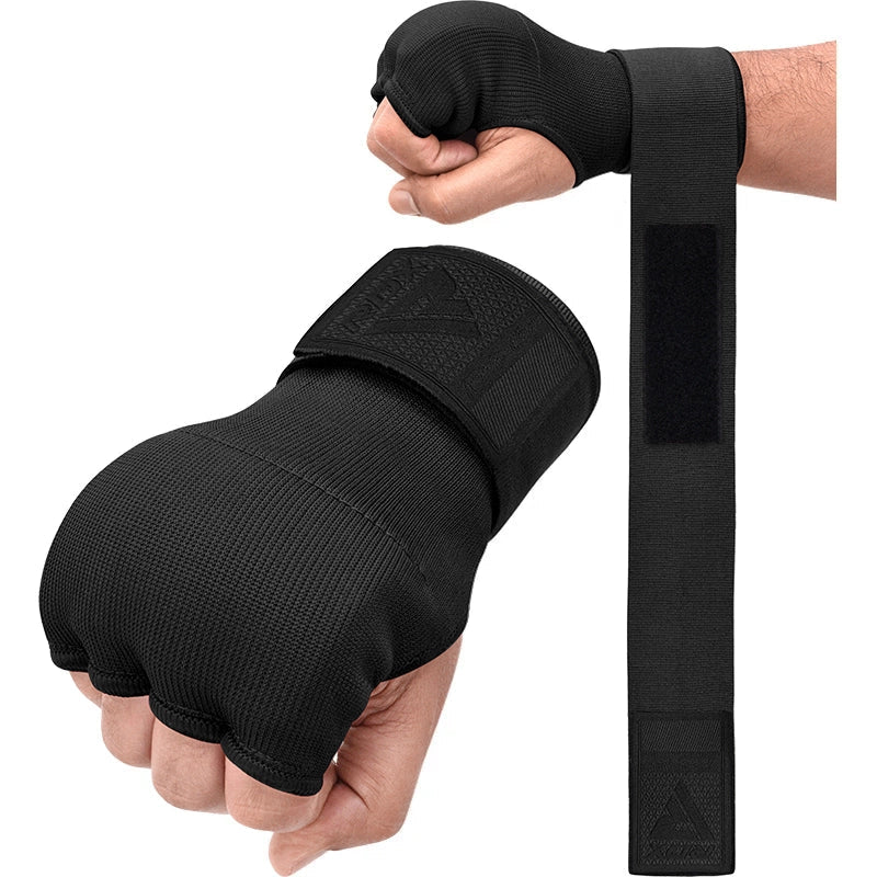 RDX IS Gel Padded Inner Gloves - Black - RARP - ID Fitness