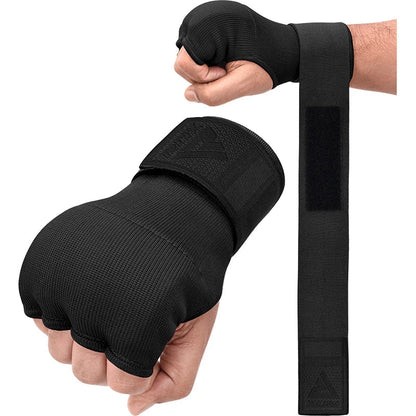 RDX IS Gel Padded Inner Gloves - Black - RARP - ID Fitness