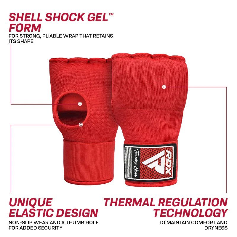 RDX IS Gel Padded Inner Gloves - Grey - RARP - ID Fitness