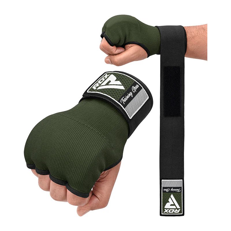 RDX IS Gel Padded Inner Gloves - Military Green - RARP - ID Fitness