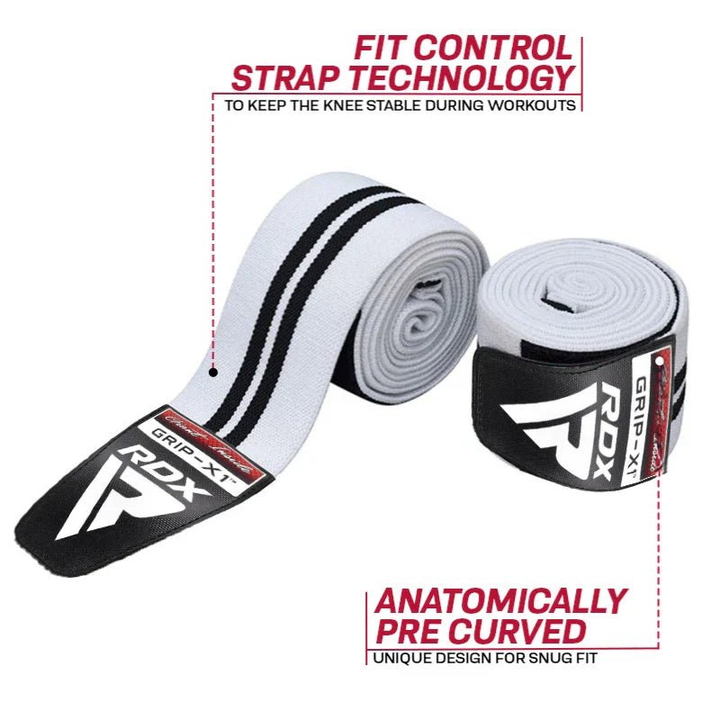 RDX K1FB Powerlifting & Weightlifting Knee Wraps - USPA Approved - RARP - ID Fitness