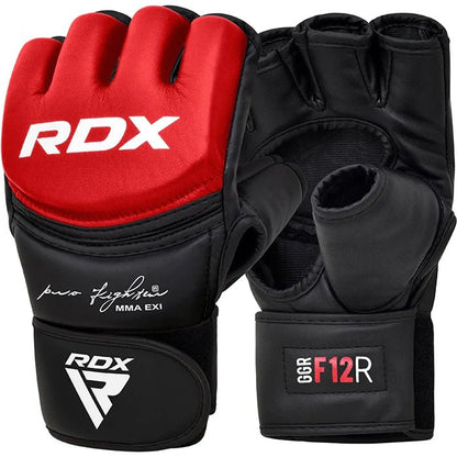 RDX MMA Grappling Gloves GGR F - 12 PLUS - RedBlack - RARP - ID Fitness