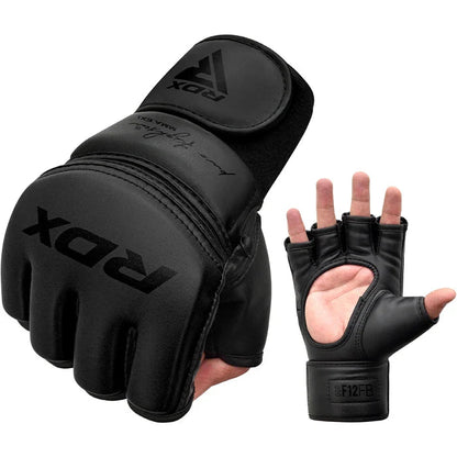 RDX MMA Grappling Gloves GGR F - 12 PLUS - Blue - RARP - ID Fitness