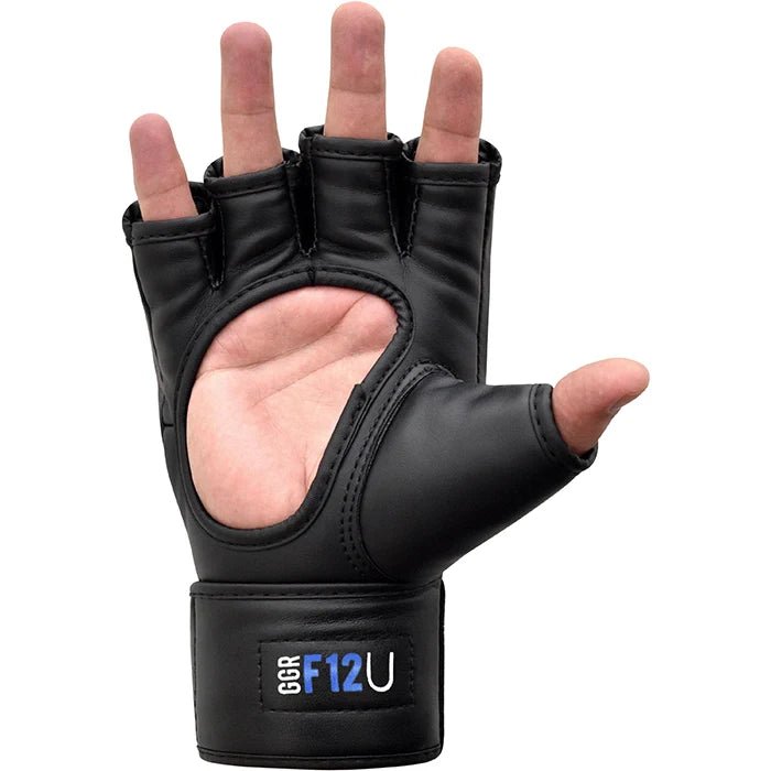 RDX MMA Grappling Gloves GGR F - 12 PLUS - Blue - RARP - ID Fitness