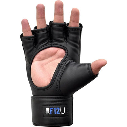 RDX MMA Grappling Gloves GGR F - 12 PLUS - Blue - RARP - ID Fitness