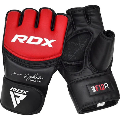 RDX MMA Grappling Gloves GGR F - 12 PLUS - Blue - RARP - ID Fitness
