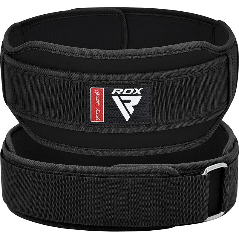 RDX Lifting Belt RX5 - Support & Comfort for Heavy Lifts - Black - RARP-ID Fitness