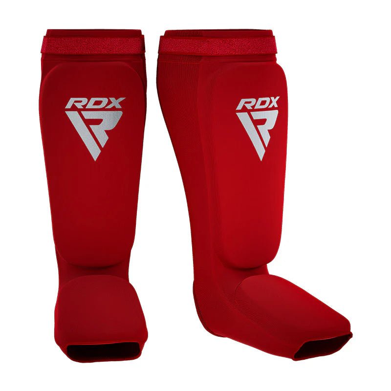 RDX SIB Shin Instep Guards - Red - RARP - ID Fitness