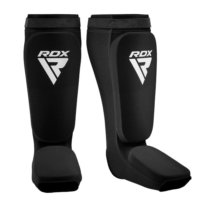 RDX SIB Shin Instep Guards - WhiteBlack - RARP - ID Fitness