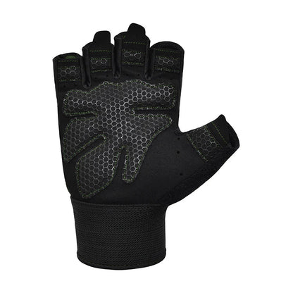 RDX W1H Gym Workout Gloves - M - RARP - ID Fitness