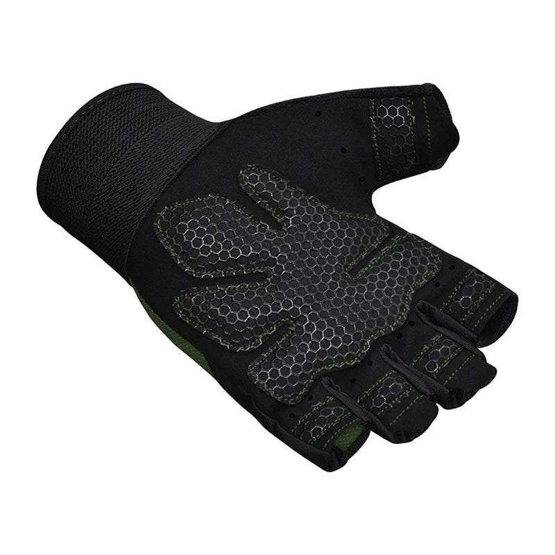 RDX W1H Gym Workout Gloves - M - RARP - ID Fitness