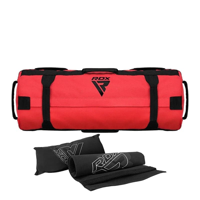RDX Sandbag Weighted for Full - Body Functional Workouts - Heather Grey/ Red - RARP - ID Fitness