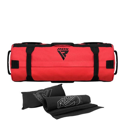 RDX Sandbag Weighted for Full - Body Functional Workouts - Heather Grey/ Red - RARP - ID Fitness