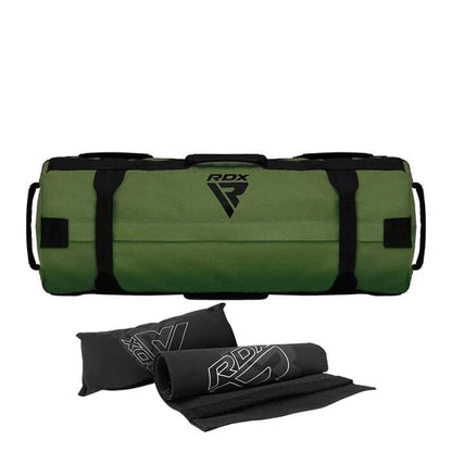 RDX Sandbag Weighted for Full - Body Functional Workouts - Military Green - RARP - ID Fitness