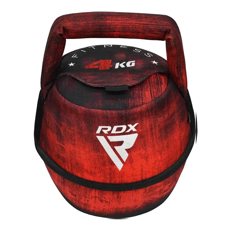 RDX Unfilled Kettlebells: Adjustable weight, Cordura fabric, flat bottom, PVC handle, portable fitness equipment