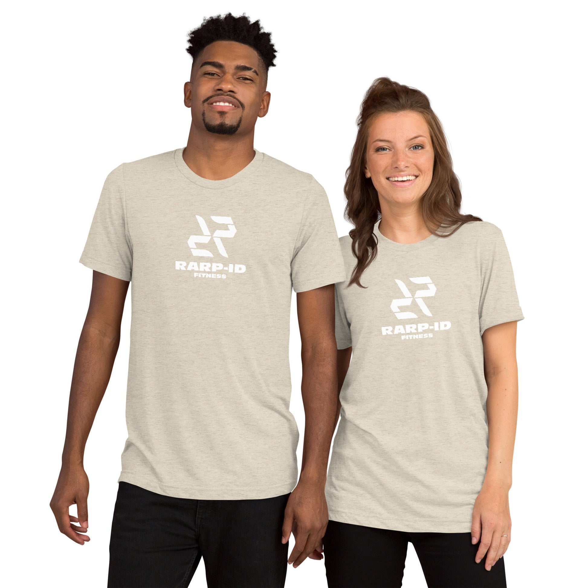 Short sleeve T-Shirt - Oatmeal Triblend - RARP - ID Fitness