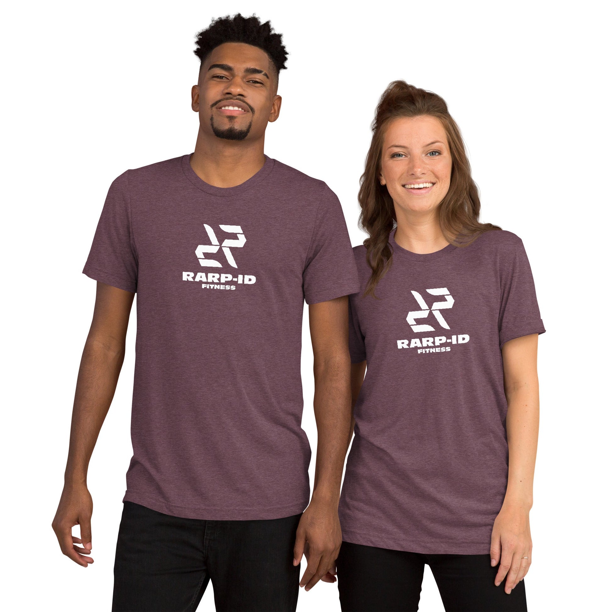 Short sleeve T-Shirt - Maroon Triblend - RARP - ID Fitness