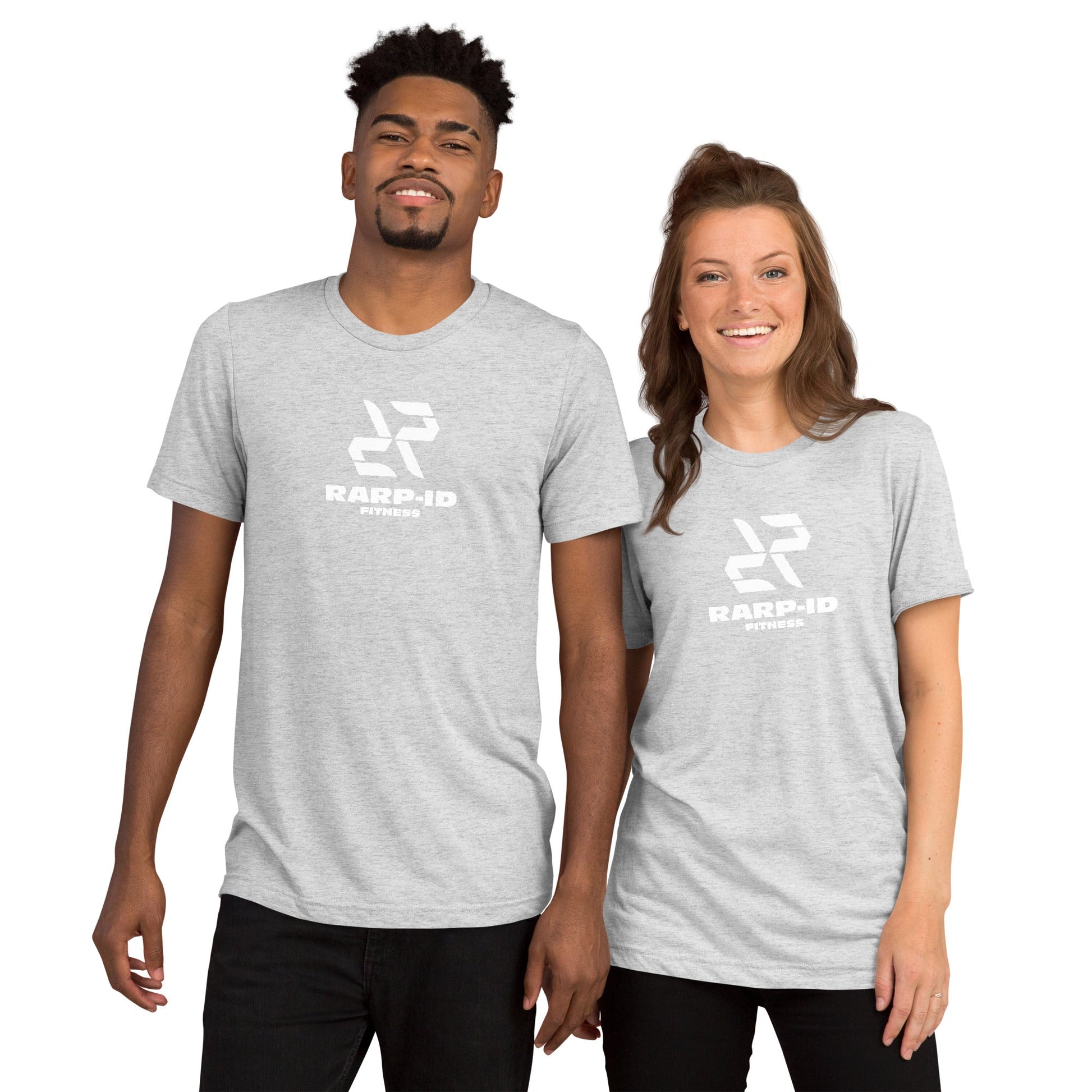 Short sleeve T-Shirt - White Fleck Triblend - RARP - ID Fitness