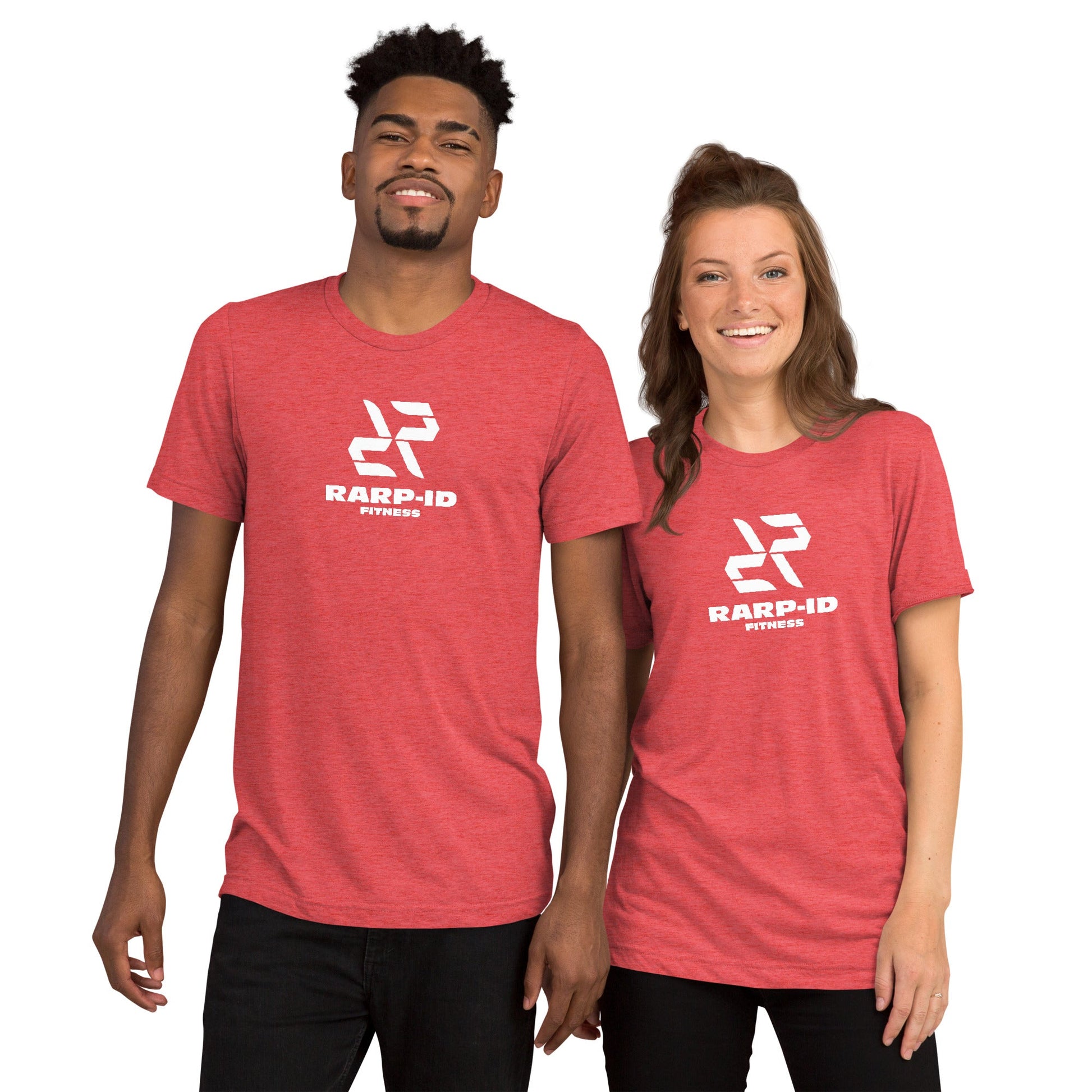 Short sleeve T-Shirt - Red Triblend - RARP - ID Fitness